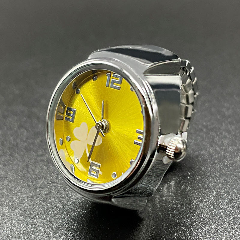 Hygge Simple - Anello Orologio con Trifoglio