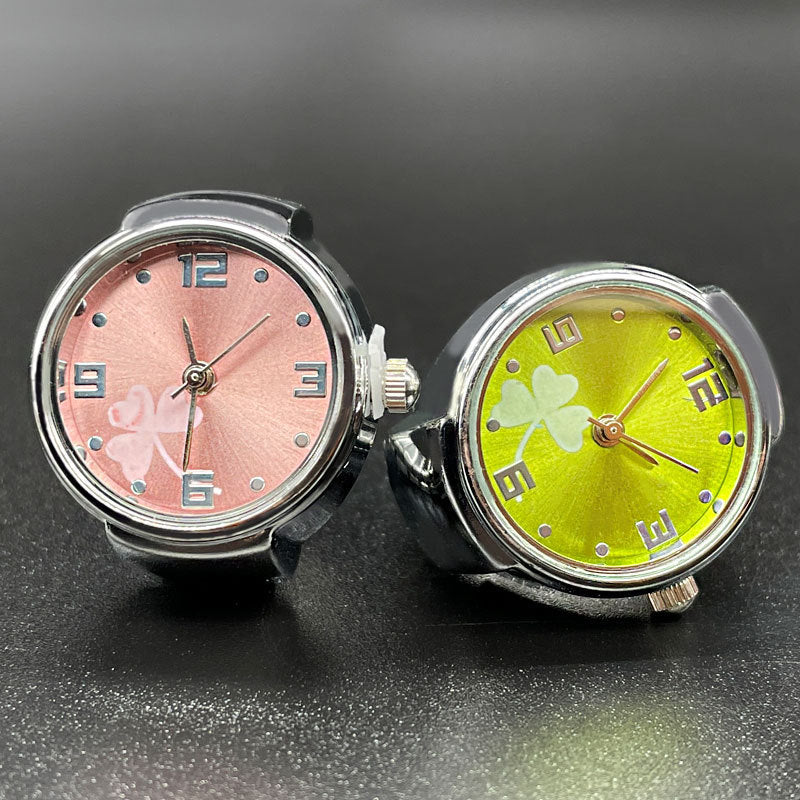 Hygge Simple - Anello Orologio con Trifoglio